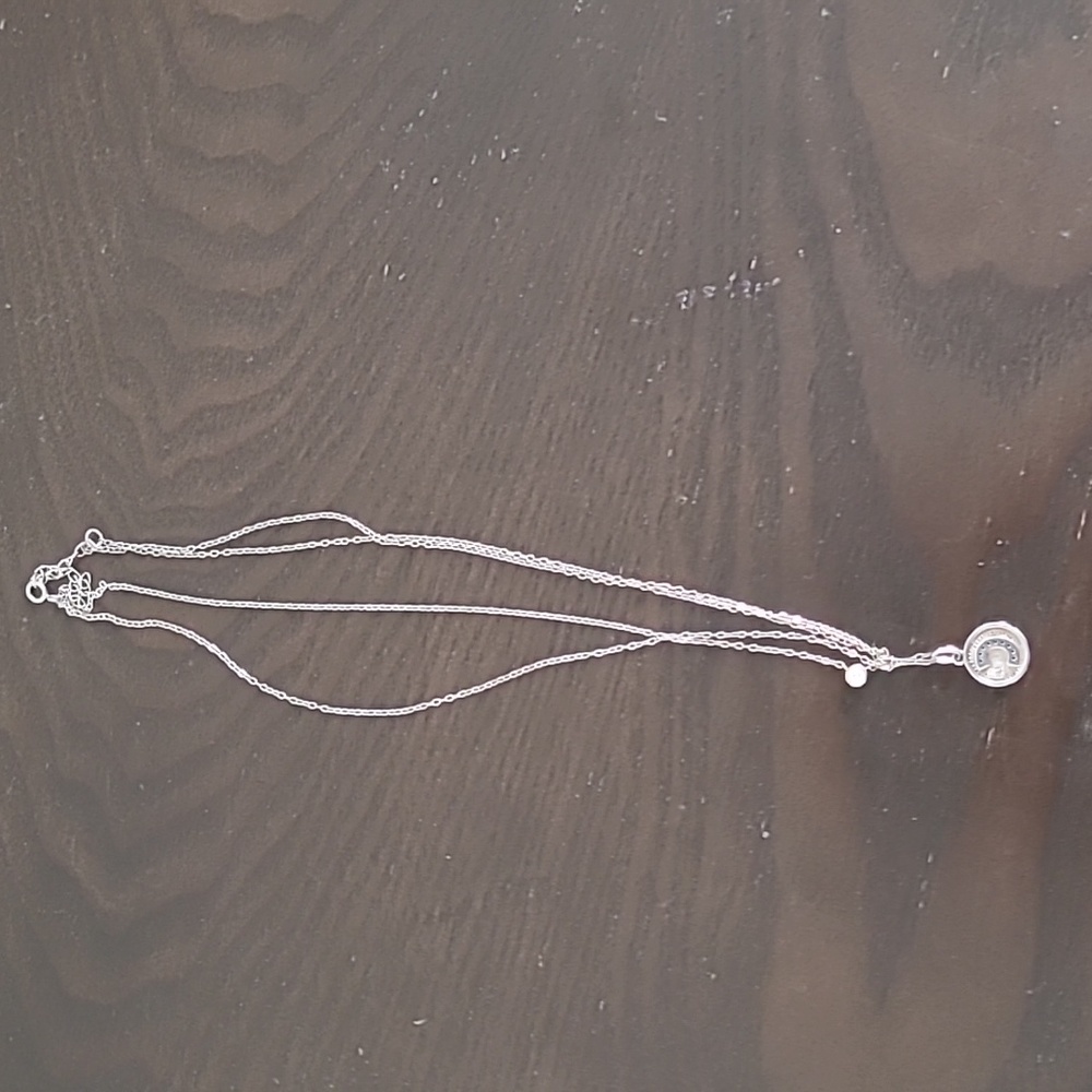 Etereo sterling silver initial c necklace